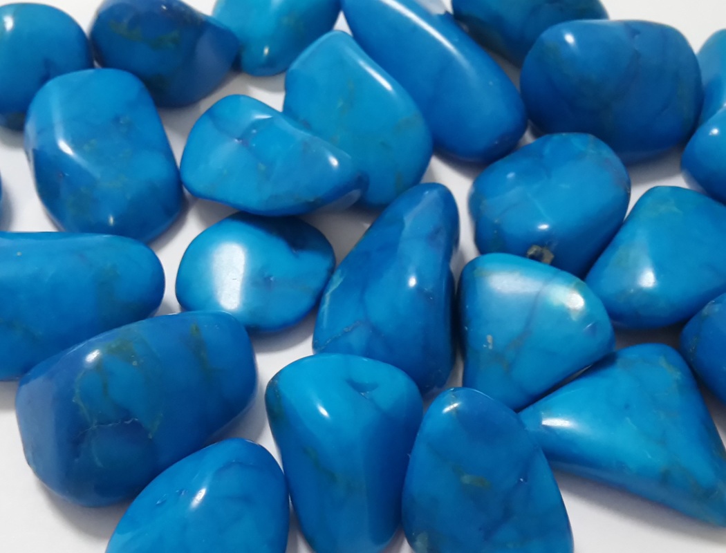 Blue Howlite Crystal Gemstone