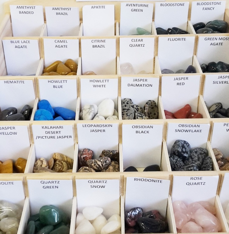 crystal gemstones at Reiki Connections Plymouth